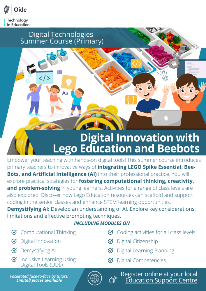 digital innovation with lego educaiton beebots