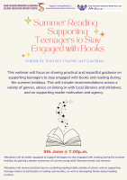 LC26-47SP Summer Reading: Supporting teenagers to stay engaged with books